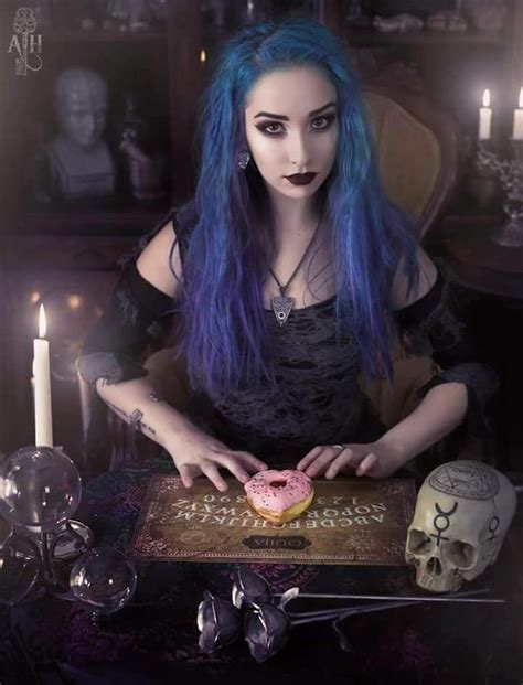 blue haired witch